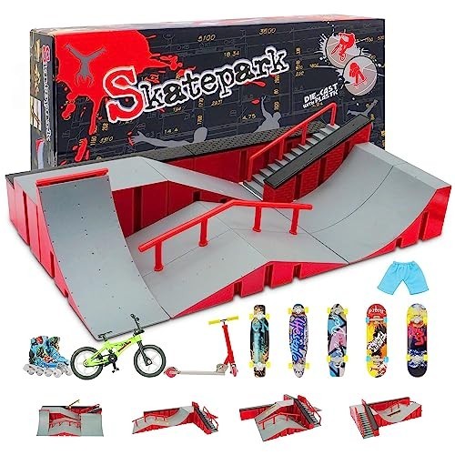 Finger skateboard ramp set - finger,