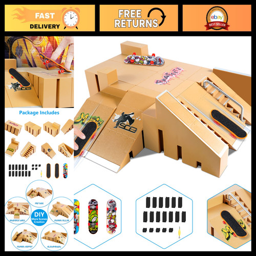 Fingerboard skate park - fingerboard, set