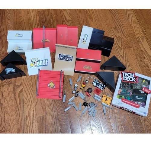 Tech deck ramp set and - deck,