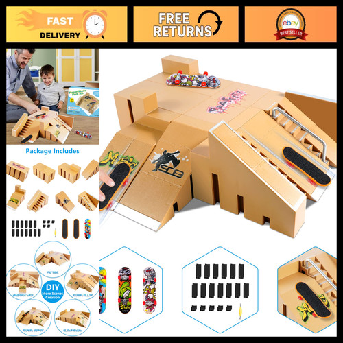 Fingerboard skate park - fingerboard, set